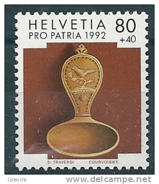 Pro Patria 1992, Cuillère à Crème ,Gruyère - Neufs