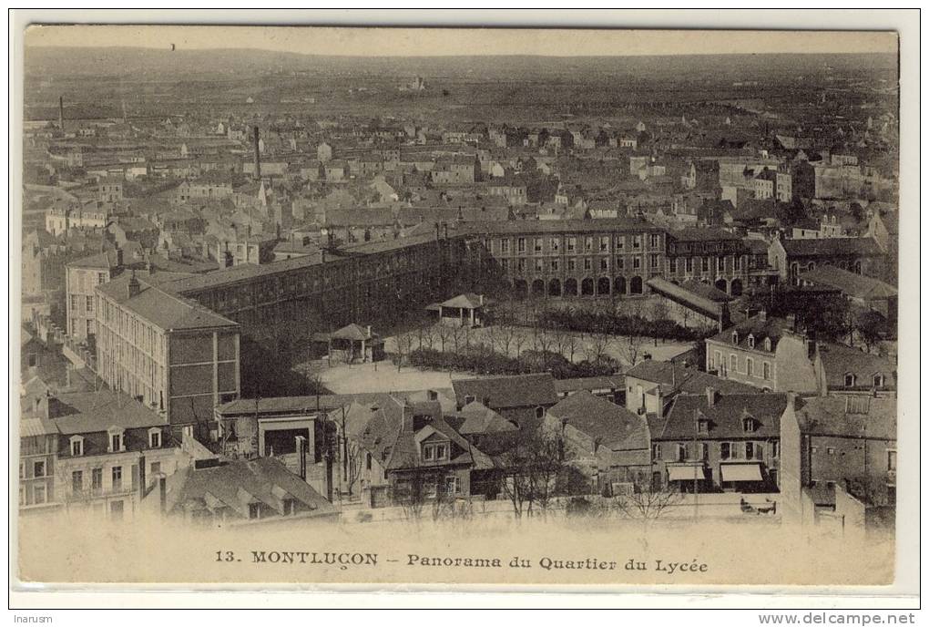 MONTLUCON  -  Panorama Du Quartier Du Lycée, Beau Plan -  Ed. Chaumont,  N° 13 - Montlucon