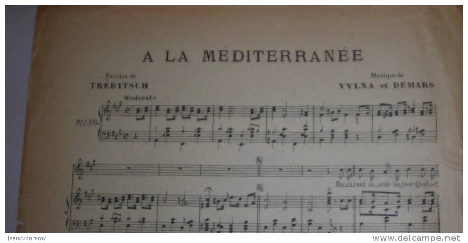 A La Méditerranée - Créée Par Vylna. - Scores & Partitions