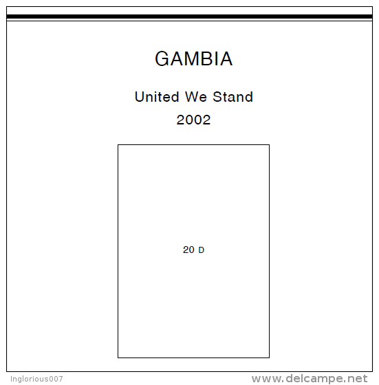 GAMBIA STAMP ALBUM PAGES 1869-2011 (1134 pages)