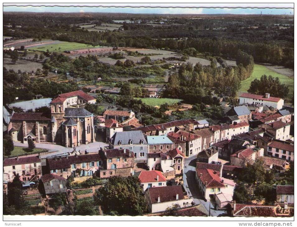 L'Hermenault..belle Vue Aérienne Du Village..l'Eglise - L'Hermenault