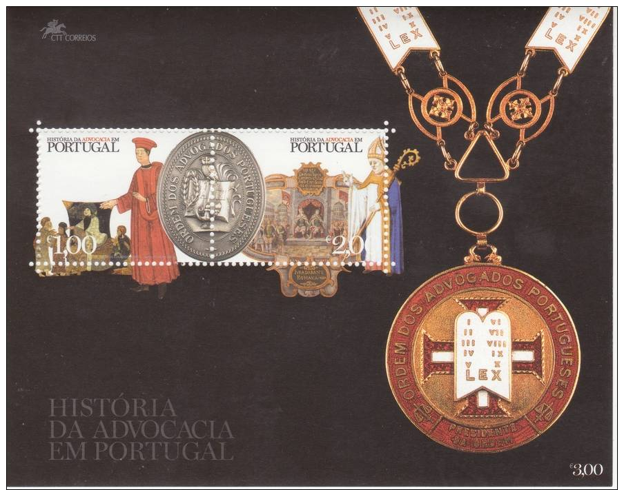 PORTUGAL 2003 HISTÓRIA DA ADVOCACIA   HISTOIRE DE L´AVOCACIE AU PORTUGAL  LAWYERS HISTORY IN PORTUGAL - Blocchi & Foglietti