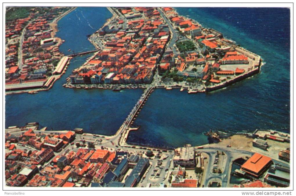 CURACAO-NETHERLANDS ANTILLES - AIRVIEW OF WILLEMSTAD - Curaçao