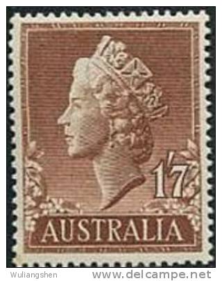 AY0266 Australia 1957 The Queen 7v MNH - Mint Stamps