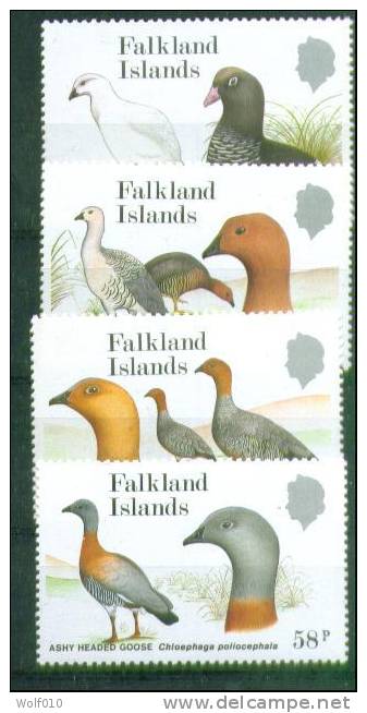 Falkland Islands. Geese. 1988. MNH Set.  SCV = 16.00 - Gänsevögel