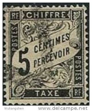 AY0243 France 1882 DUE USED - Other & Unclassified