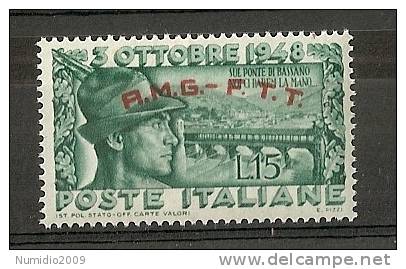 1948 TRIESTE A BASSANO MNH ** - VR6563 - Ungebraucht