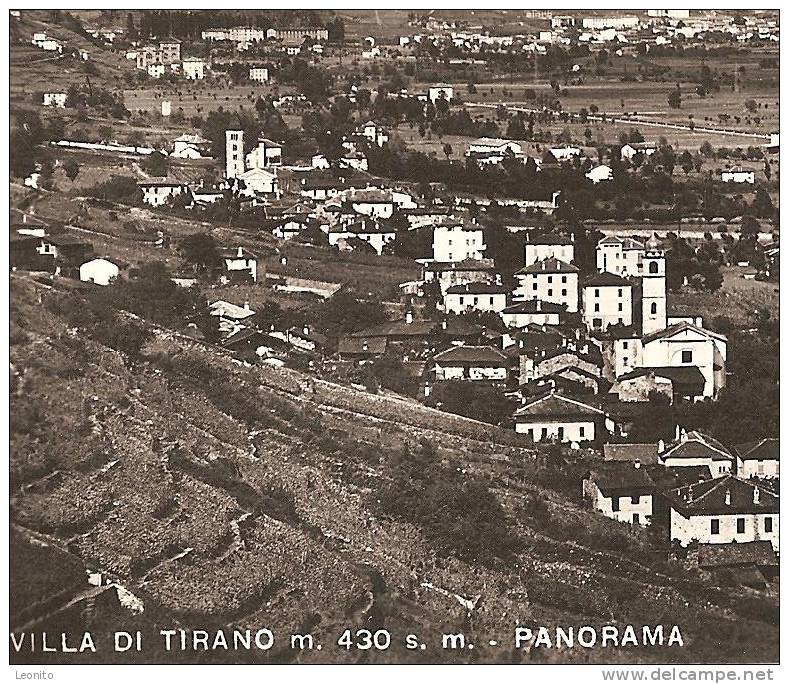 VILLA DI TIRANO Panorama Sondrio 1958 - Sondrio