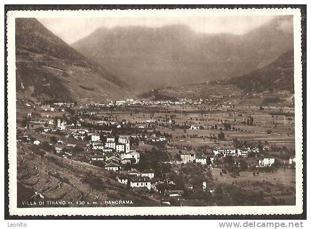 VILLA DI TIRANO Panorama Sondrio 1958 - Sondrio