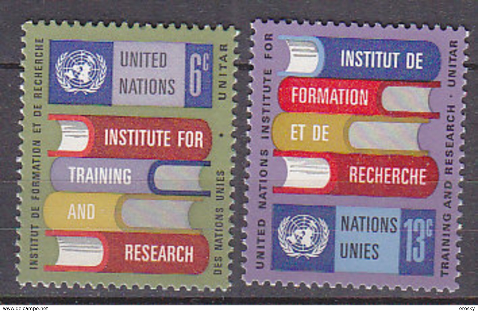 H0114 - ONU UNO NEW YORK N°186/87 ** RECHERCHE - Unused Stamps