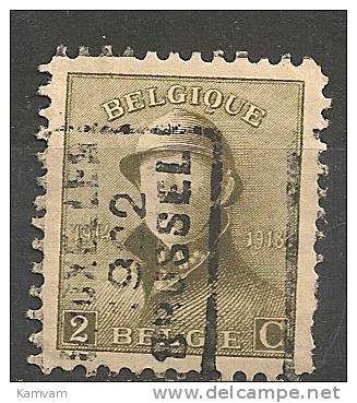 BELGIE BELGIQUE 166 Cote 0.20€ PREO BRUXELLES 1922 BRUSSEL - Rolstempels 1920-29