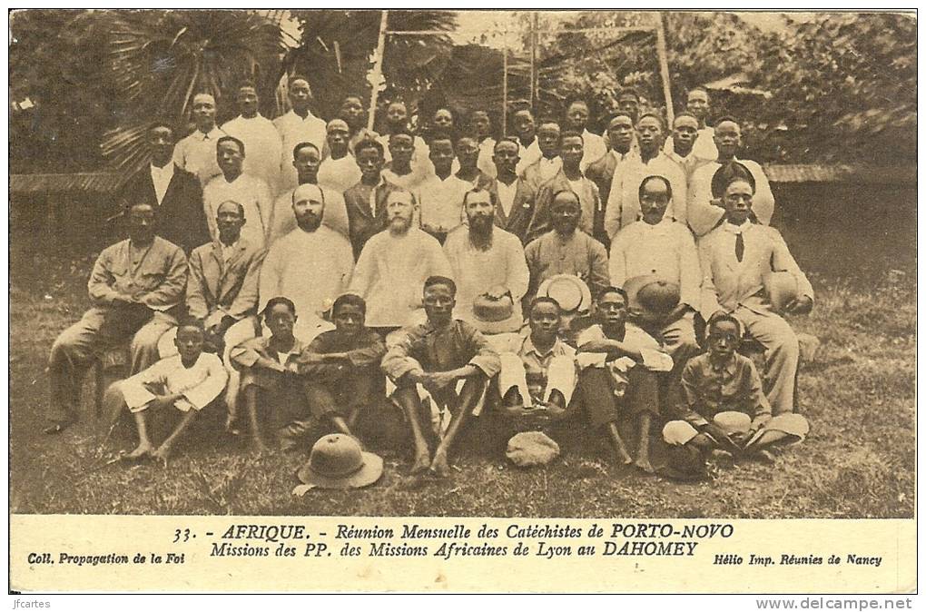 Etr - Afrique - DAHOMEY - Réunion Mensuelle Des Catéchistes De Porto Novo - Missions Des PP Des Missions... - Dahomey