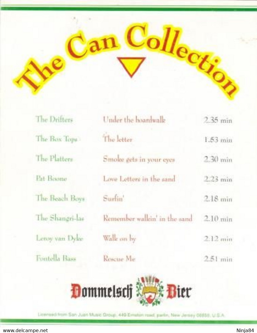 CD  Various Artist  "  The Can Collection  "  Promo USA - Ediciones De Colección