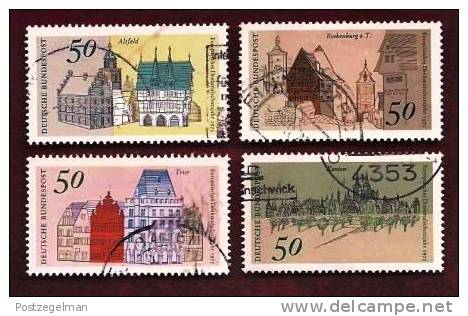 GERMANY 1975 Cancelled Stamp(s) European Architectural Heritage 860-863 - Used Stamps