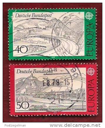 GERMANY 1977 Cancelled Stamp(s) Europa Landscapes 934-935 - Used Stamps