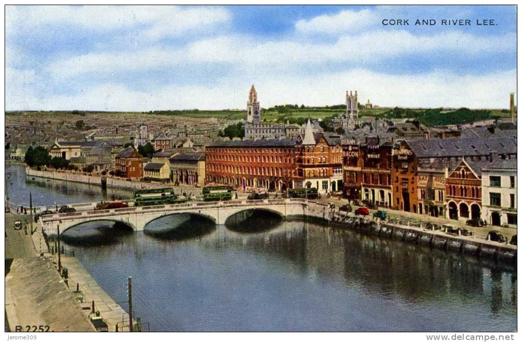 IRLANDE - CORK - CPA - N°R.2252 - CORK AND RIVER LEE - Cork