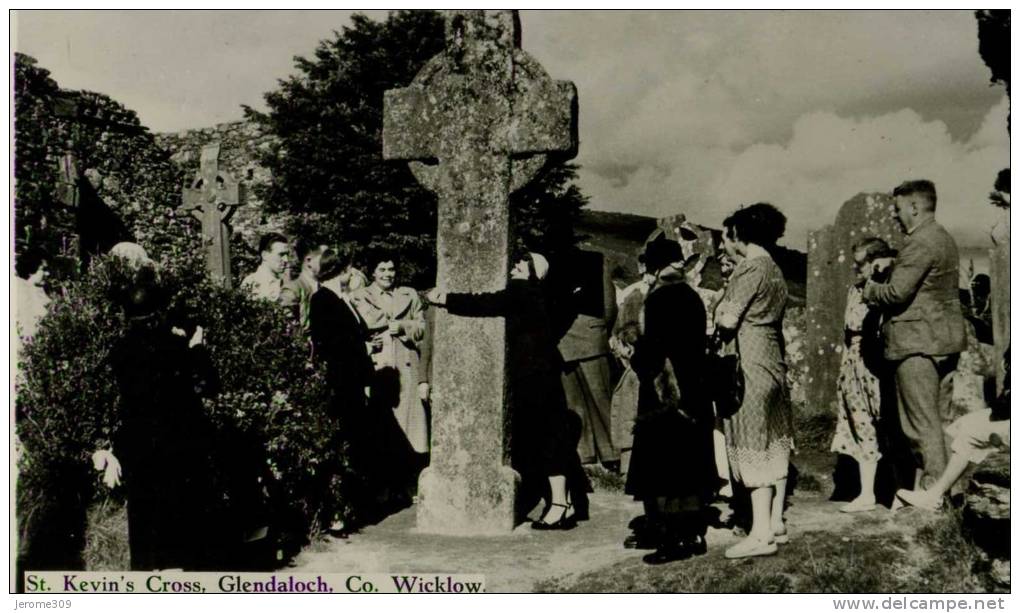 IRLANDE - GLENDALOUGH - CPA - St Kevin's Cross, Glendaloch, CO. Wicklow - Wicklow