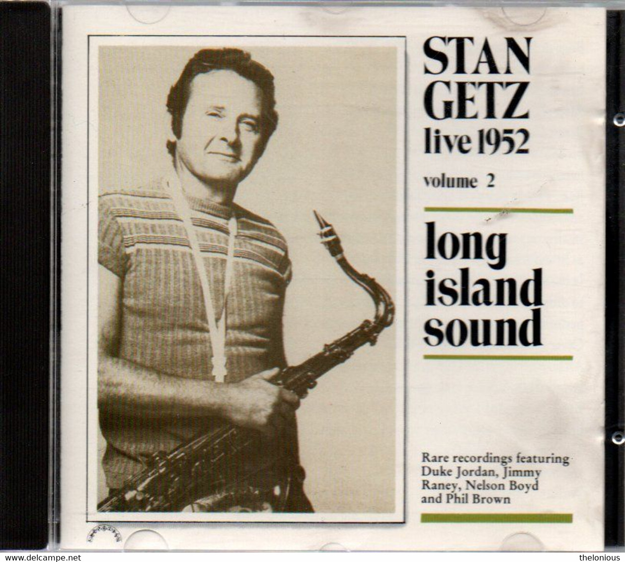 # CD: Stan Getz - Live 1952 - Volume 2 - Long Island Sound - CDJJ 617 - Jazz