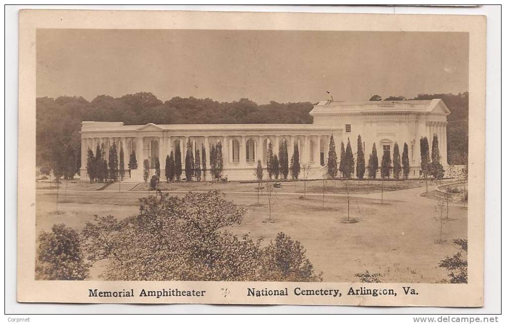 ARLINGTON - Real Photo Memorial Amphitheater National Cemetery - NOT CIRCULATED - C/1910´s - Arlington