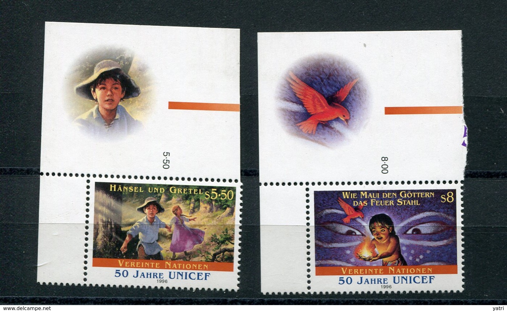 United Nations Wien - 1996 - Mi. 218/219 ** - Unused Stamps
