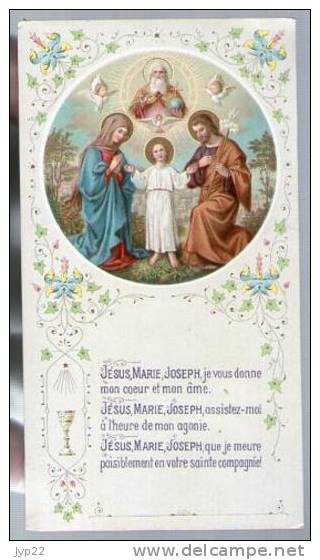 Image Pieuse Holy Card Jésus Marie Joseph ... - Ed ?? - Devotion Images