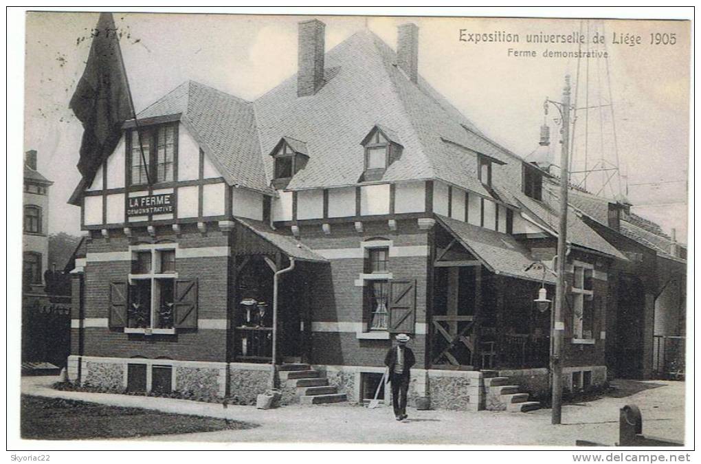 Liege --  EXPO 1905  -- Ferme Démonstrative - Liege