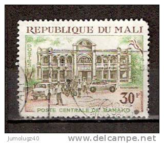 Timbre Mali Y&T N°138 Oblitéré. Dents Courtes. Poste Centrale De Bamako. 30 F. Cote ??? € - Malí (1959-...)