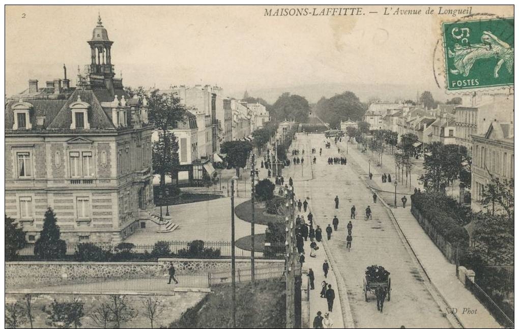 2. Maisons Laffitte, L'avenue De Longueil, ND Phot - Maisons-Laffitte