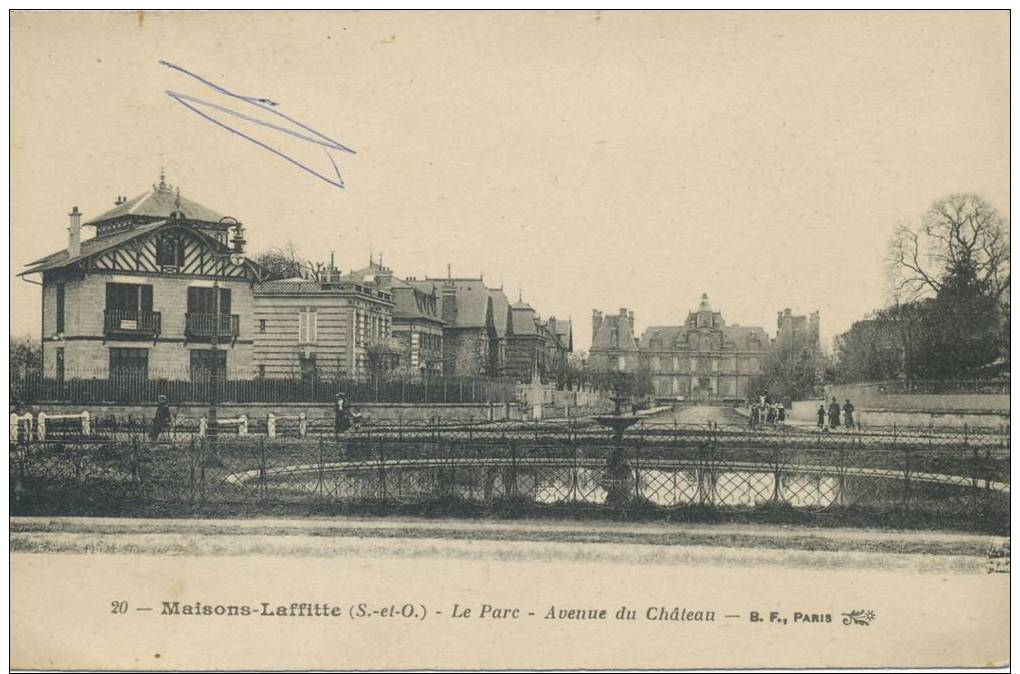 20. Maisons Laffitte, Le Parc, Avenue Du Château, B.F. - Maisons-Laffitte