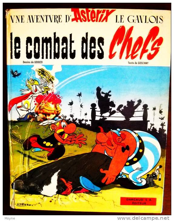 ASTERIX -  LE COMBAT DES CHEFS  --  édition Originale  1er Trimestre 1966 -   Par UDERZO Et GOSCINNY - Asterix