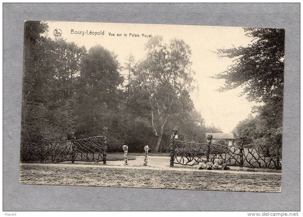 23627     Belgio,    Bourg_leopold,  Vue  Sur  Le  Palais  Royal,  VG  1923 - Leopoldsburg