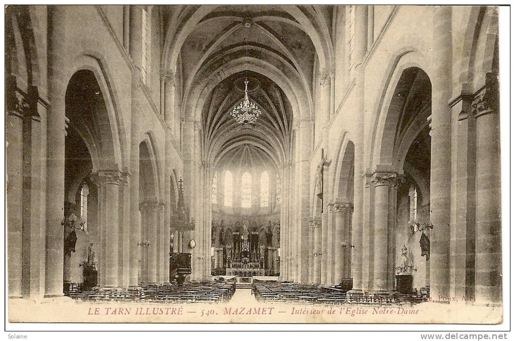 MAZAMET - Intérieur De L'Eglise - Mazamet