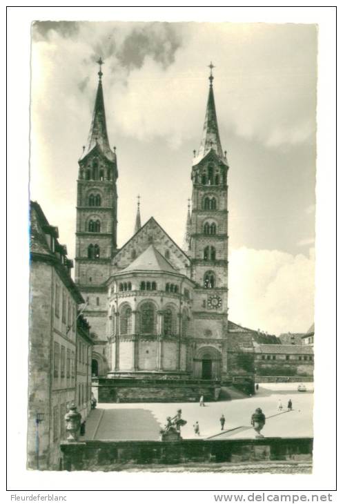 BAMBERG (bavière- Allemagne)  - CPSM  - Dom Von Osten ... Cathédrale De L'Est - Bamberg