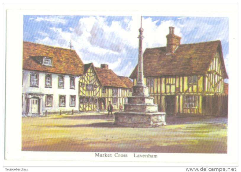 LAVENHAM (Suffolk - Angleterre)  - CPSM  - Market Cross ... Painting - Andere & Zonder Classificatie