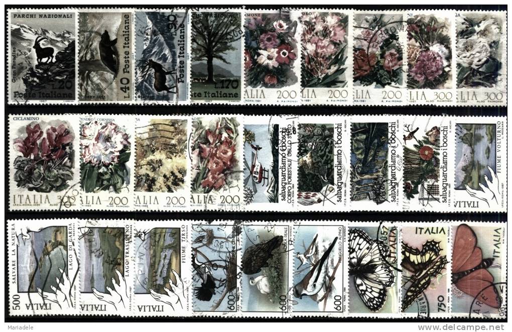 Italia 1967-96, Natura E Ambiente II (o), 27 Valori - Sammlungen