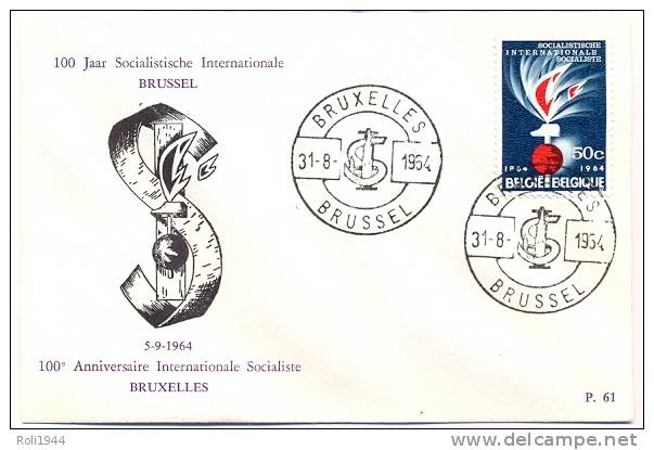 D60-108 FDC 100 Jaar Internationale - 1961-1970