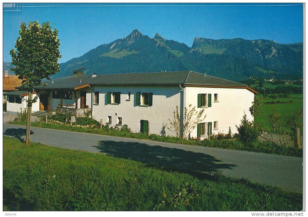 Le Pâquier, Hostellerie-Restaurant LE CASTEL. Démoli - Le Pâquier