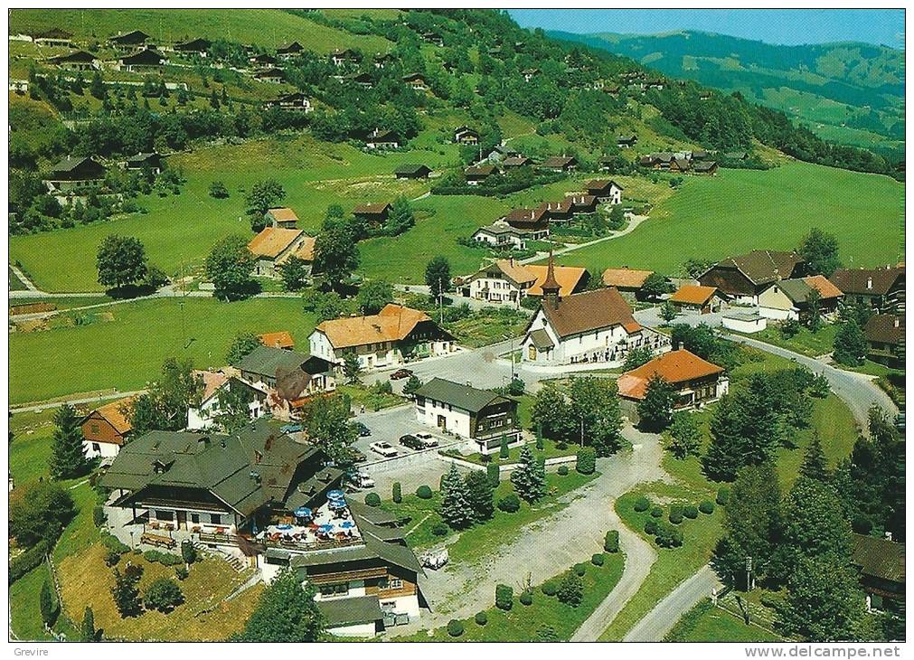 Crésuz, Avec Le Vieux Chalet, Vue Aérienne - Crésuz