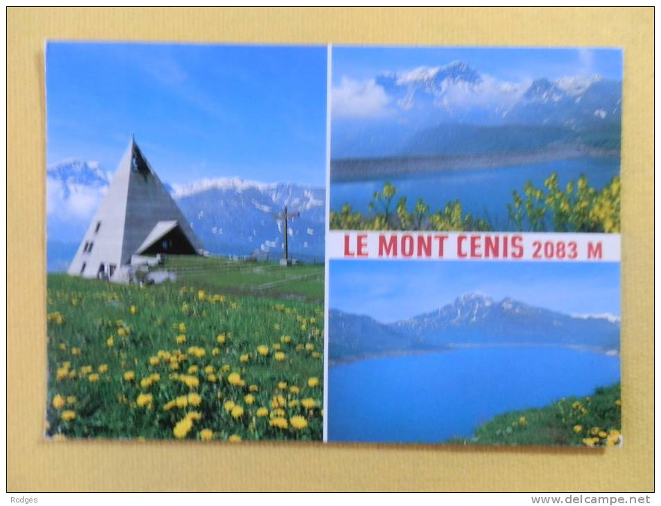 Dep 73 , Cpm  Le  MONT  CENIS , 6 , Lac Et Barrage Du Col , 3 Vues  (65) - Val Cenis