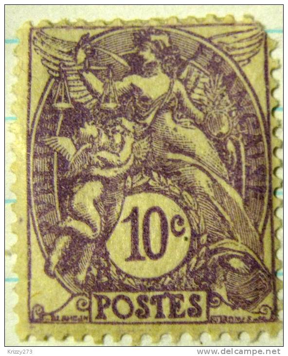 France 1900 Blanc 10c - Mint Hinged - Nuevos