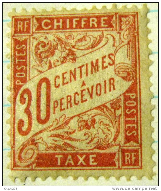 France 1884 Postage Due 30c - Mint Hinged - 1859-1959 Mint/hinged