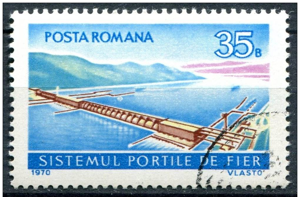 Roumanie - Y&T 2550 (o) - Barrages - Usati