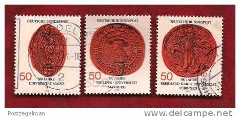 GERMANY 1977  Cancelled Stamp(s) Universities 938-939+946 - Used Stamps