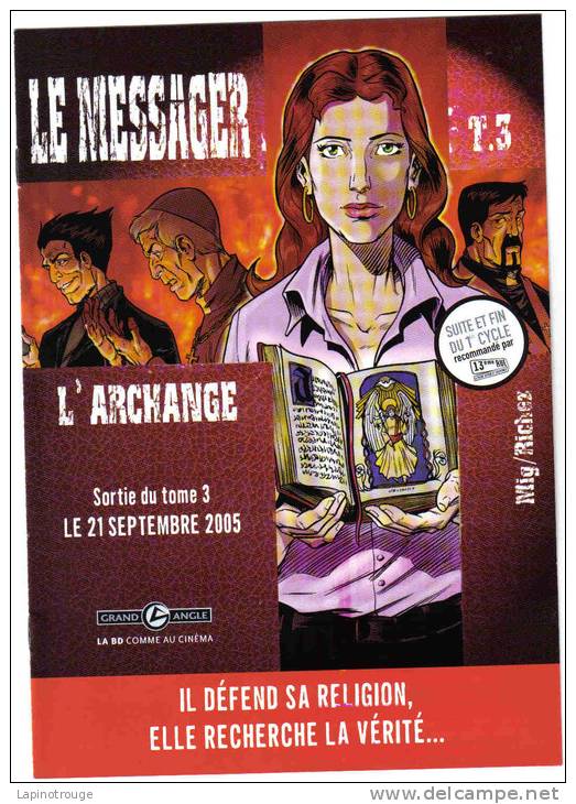 Dossier De Presse Le Messager MIG RICHEZ Grand Angle - Press Books