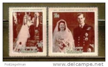 AITUTAKI 1972 MNH Stamp(s) Royal Silver Wedding 44-45 - Royalties, Royals