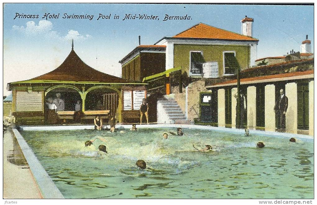 Etr - BERMUDA - Princess Hotel Swimming Pool In Mid-Winter - Bermudes
