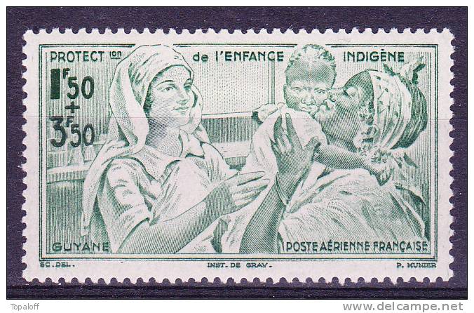 GUYANE PA N°22 Neuf Charniere - Neufs