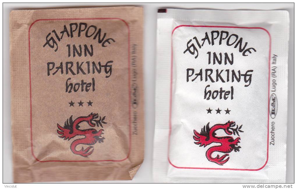 2 Sachets De Sucre Giappone Inn Parking Hotel Livorno - Sucres