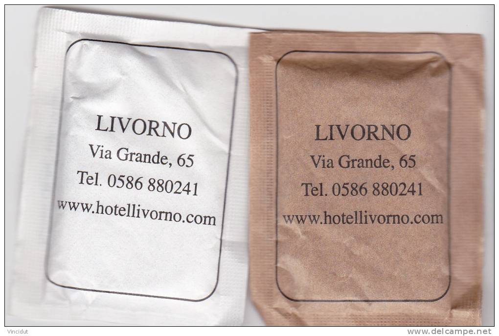 2 Sachets De Sucre Giappone Inn Parking Hotel Livorno - Sucres