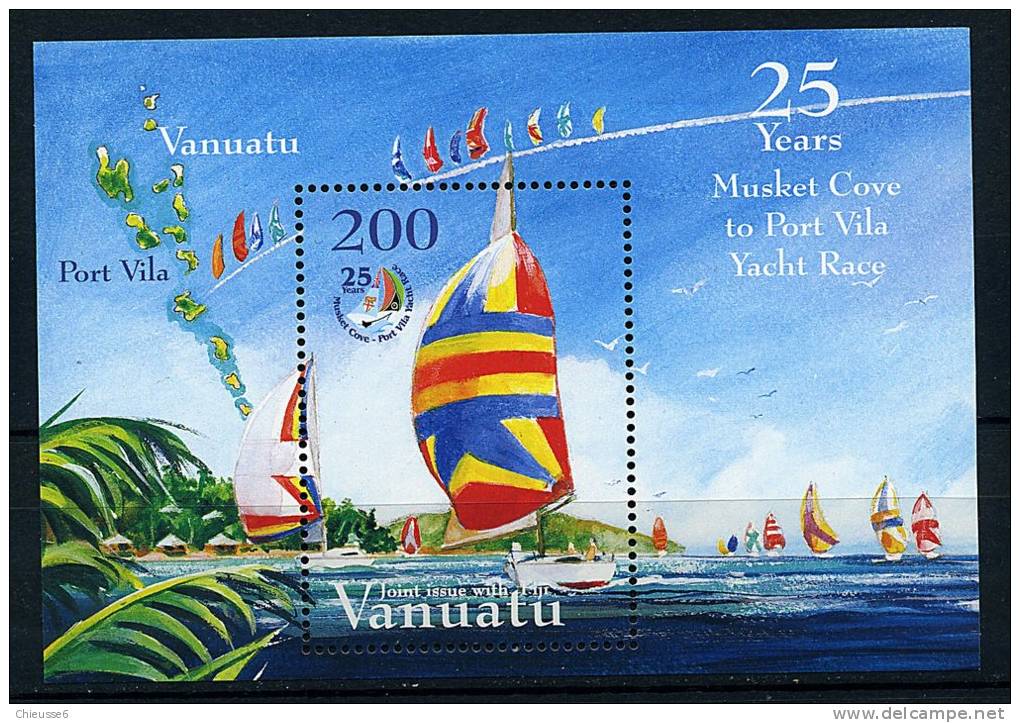 Vanuatu ** Bloc N° 51 - Régates Musket Cove-Port Vila - Vanuatu (1980-...)